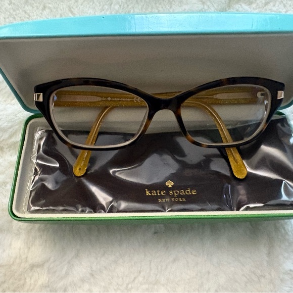 kate spade Accessories - Kate Spade Tortoise Shell and Gold Glasses
